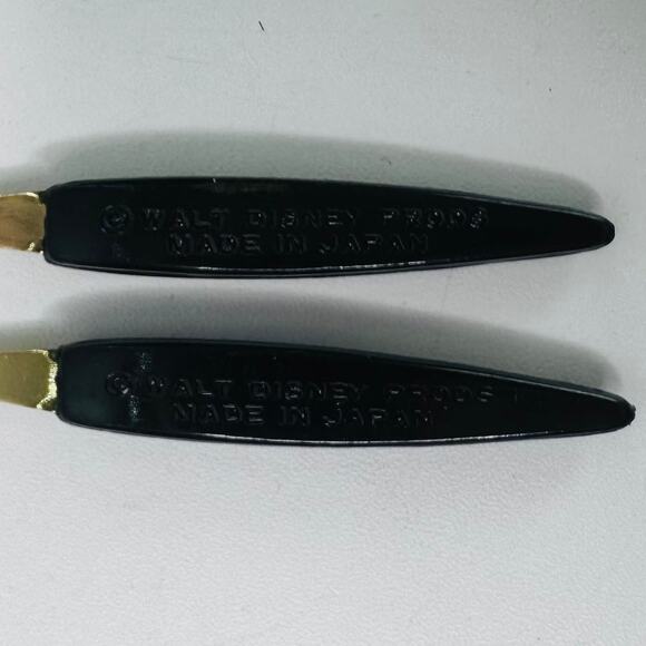 Set of 2 Disneyland Bronze Plated Mini Forks Walt Disney Productions w/Box Japan - Picture 3 of 4